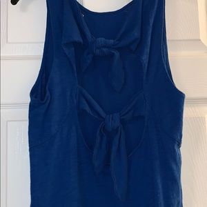 Anthropologie Bow Back tank